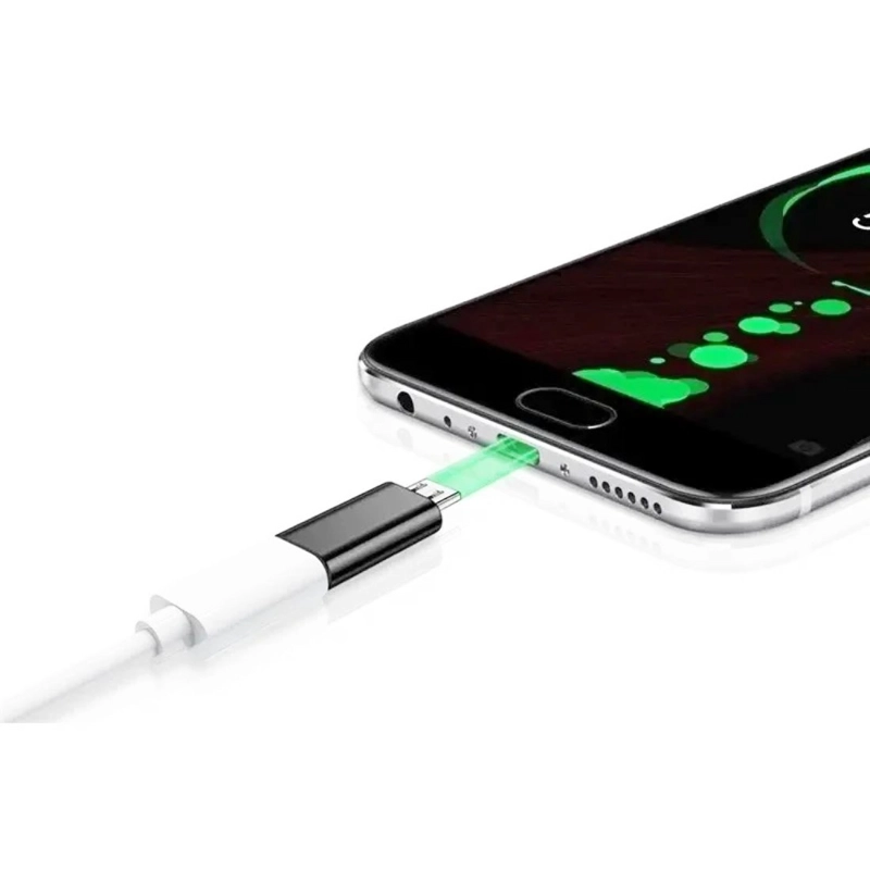 Adaptador Tipo C a Micro USB V8 Tipo C Macho a Micro USB V8 Hembra Celulares Android - 4
