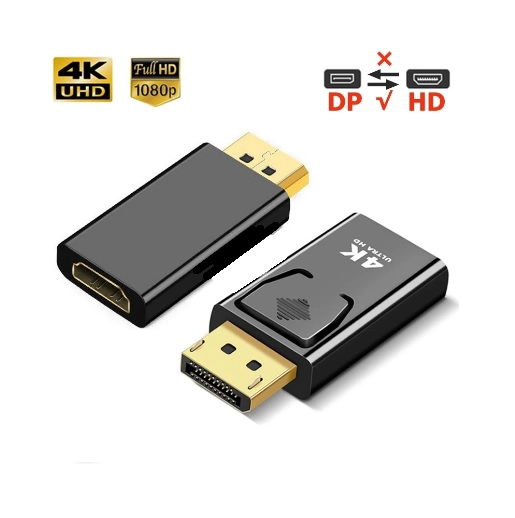 ADAPTADOR DISPLAYPORT A HDMI 4K ULTRA HD CONVERTIDOR DE PUERTO DE PANTALLA ULTRA HD - 2