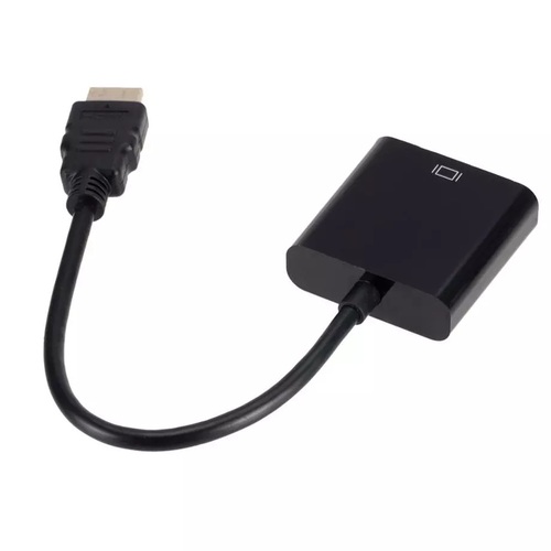 Adaptador HDMI a VGA Conversor Transformador Convertidor Para Monitores Antiguos - 1