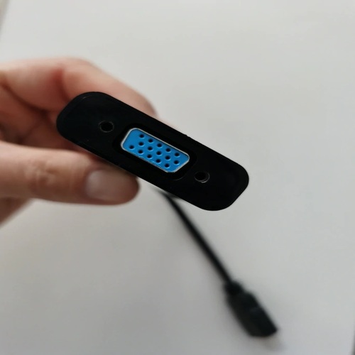 Adaptador HDMI a VGA Conversor Transformador Convertidor Para Monitores Antiguos - 4