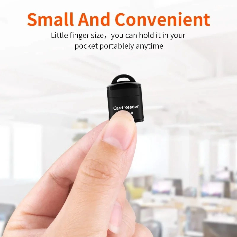 Adaptador Micro SD a USB MINI MUY PEQUEÑO Lector Tarjeta de Memoria SD a USB Portamemoria - 2