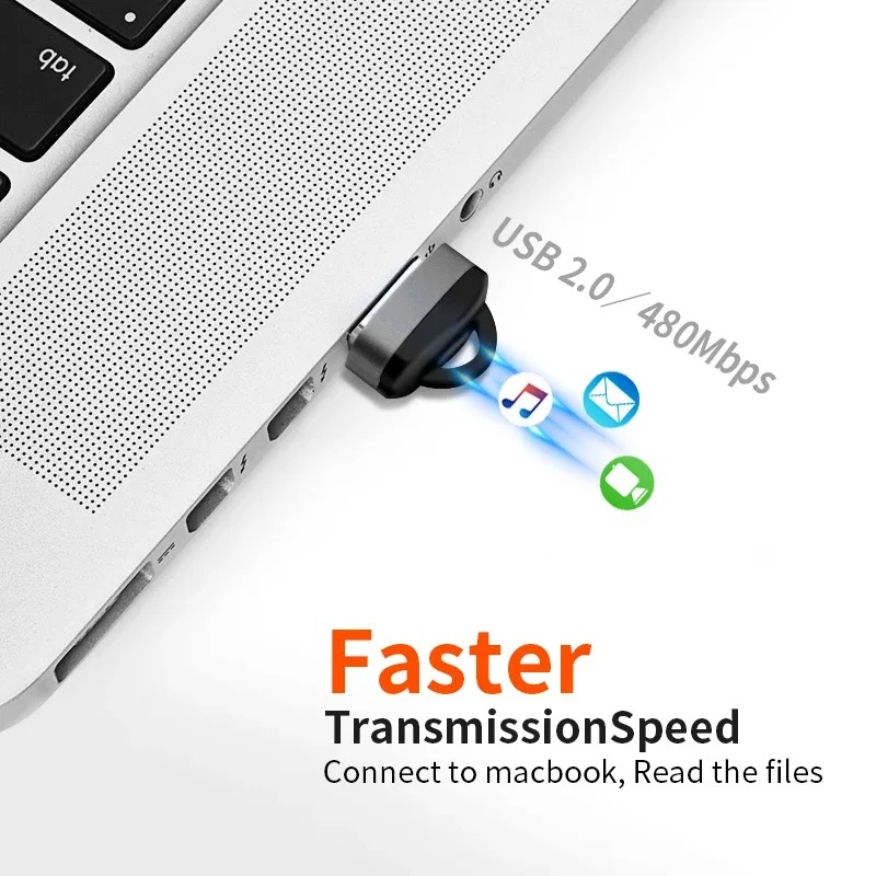 Adaptador Micro SD a USB MINI MUY PEQUEÑO Lector Tarjeta de Memoria SD a USB Portamemoria - 3