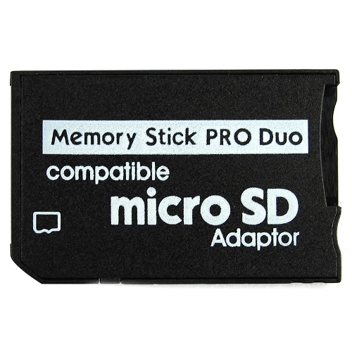 Adaptador MicroSD PSP Portatil Memory Stick Pro Duo, Cámara Sony - 1