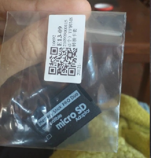Adaptador MicroSD PSP Portatil Memory Stick Pro Duo, Cámara Sony - 5