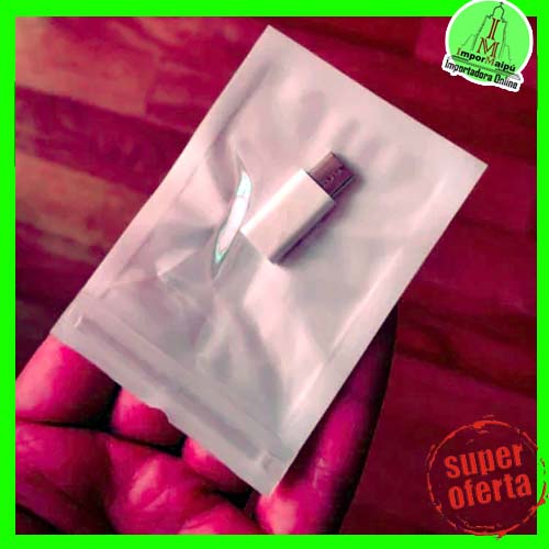 Adaptador compatible Iphone Lightning A Tipo C OTG de 8 pines Hembra A Conector Tipo C Macho - 3