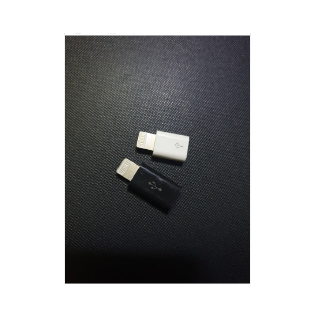 Adaptador compatible Iphone Lightning A Tipo C OTG de 8 pines Macho A Tipo C Hembra Conector Hembra - 2