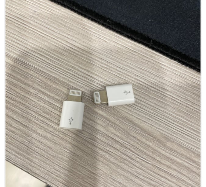 Adaptador Iphone Lightning OTG de 8 pines Macho A Micro Usb V8 Hembra Conector Hembra - 5