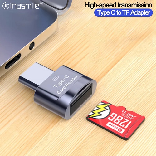 Adaptador Tipo C a Lector Tarjeta de Memoria Micro SD para Celulares Android Samsung Huawei - 2