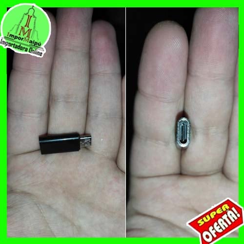 Adaptador Tipo C a Micro USB V8 Tipo C Hembra Micro USB Macho Celulares Android Samsung Huawei - 4