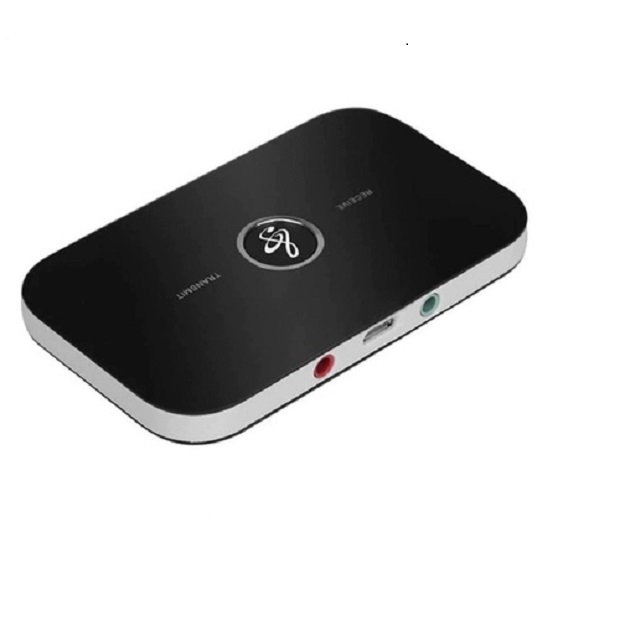 Adaptador Transmisor Receptor Bluetooth Auxiliar y RCA Batería 10 Hrs Jack 3.5mm USB Cuadrado grande - 1