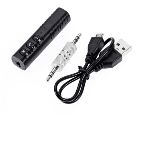 Adaptador Transmisor Receptor Bluetooth Radio Auxiliar Carro Equipo de Sonido Recargable (cilindro) - 1