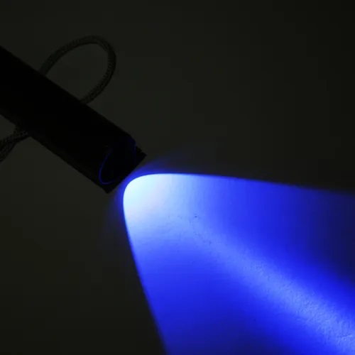 LINTERNA TIPO LAPIZ LED LUZ UV ULTRAVIOLETA LASER PILAS DE BOLSILLO PARA BILLETES FLUIDOS - 5