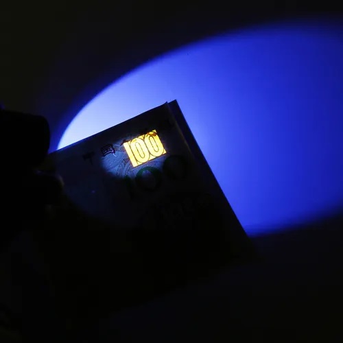 LINTERNA TIPO LAPIZ LED LUZ UV ULTRAVIOLETA LASER PILAS DE BOLSILLO PARA BILLETES FLUIDOS - 6
