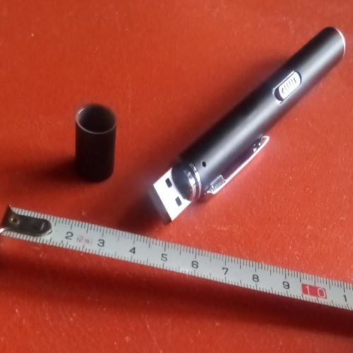 Linterna Tipo Lapiz Led Para Diagnostico 2 en 1 Aluminio Recargable USB De Bolsillo Para Ojos - 3