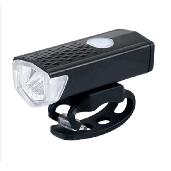 LUZ LINTERNA LED PARA BICICLETA RECARGABLE USB FRONTAL LUZ BICI BÁSICA - 1