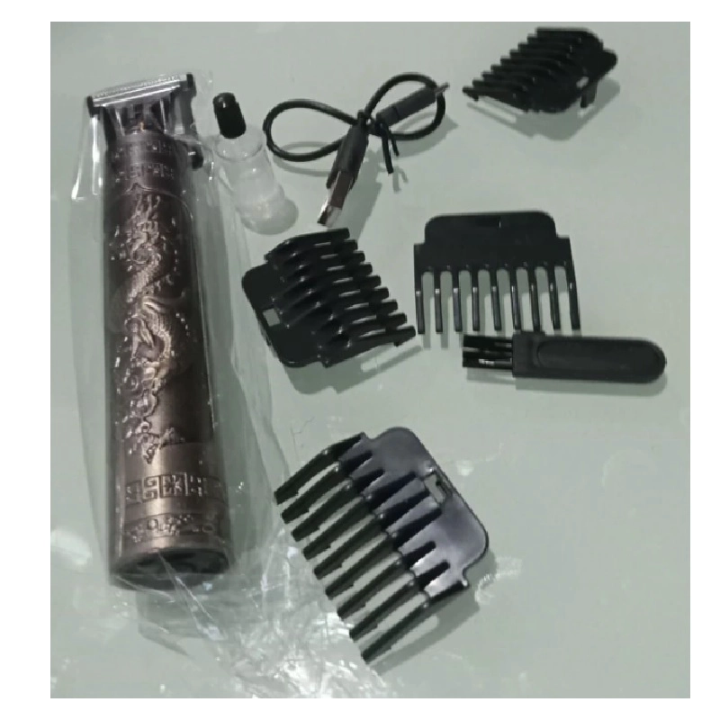 Maquina para cortar Barba Recargable USB Vintage profesional calidad precisa profesional Original - 6