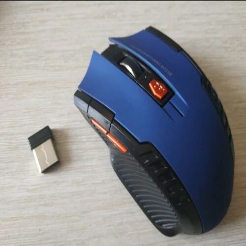 Mouse Gamer Óptico Inalámbrico 6 Botones Notebook PC Computadora Pilas AAA (No Incluidas) - 2