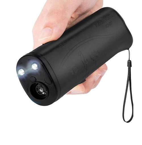 REPELENTE PERROS ESPANTA ENTRENAMIENTO 1 BOCINA ADIESTRADOR ULTRASONIDO ANTILADRIDOS LUZ LED - 2