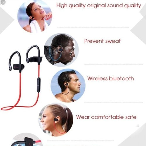 AUDÍFONOS GAMER HEADSET MANOS LIBRES RECARGABLE 4HRS BLUETOOTH - 4