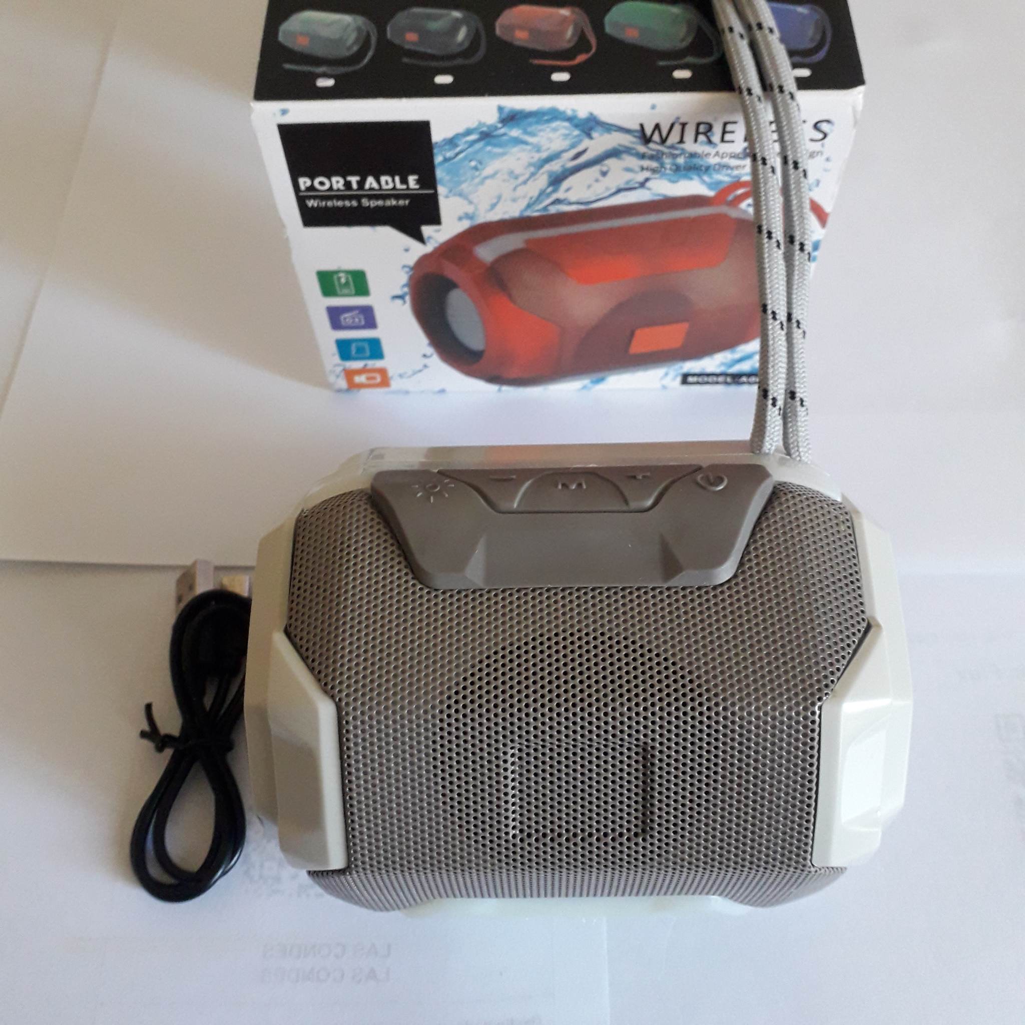 PARLANTE BLUETOOTH BOCINA ALTAVOZ RADIO FM TARJETA SD USB COMPACTO POTENTE IMPERMEABLE - 2
