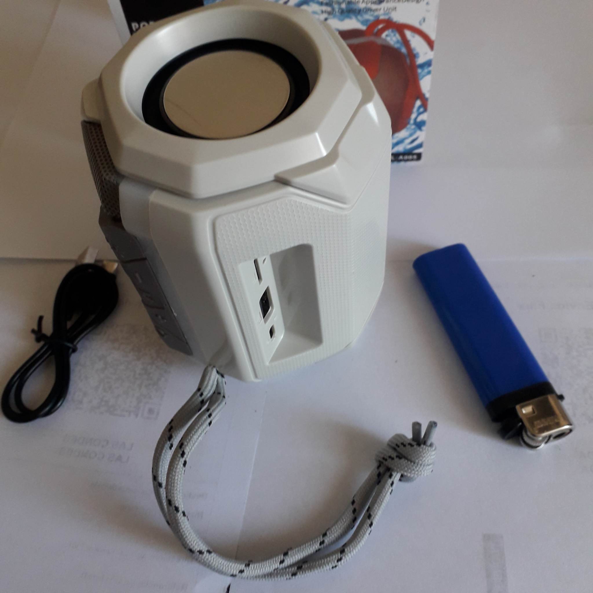 PARLANTE BLUETOOTH BOCINA ALTAVOZ RADIO FM TARJETA SD USB COMPACTO POTENTE IMPERMEABLE - 3