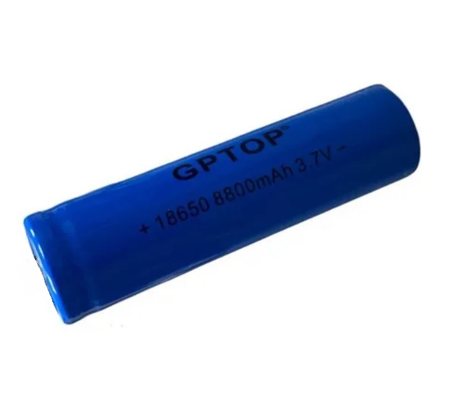Pilas Baterias Recargables de Litio 18650 Especial Vaporizadores Vaper GPTop 8800mAh azul Lisas - 5