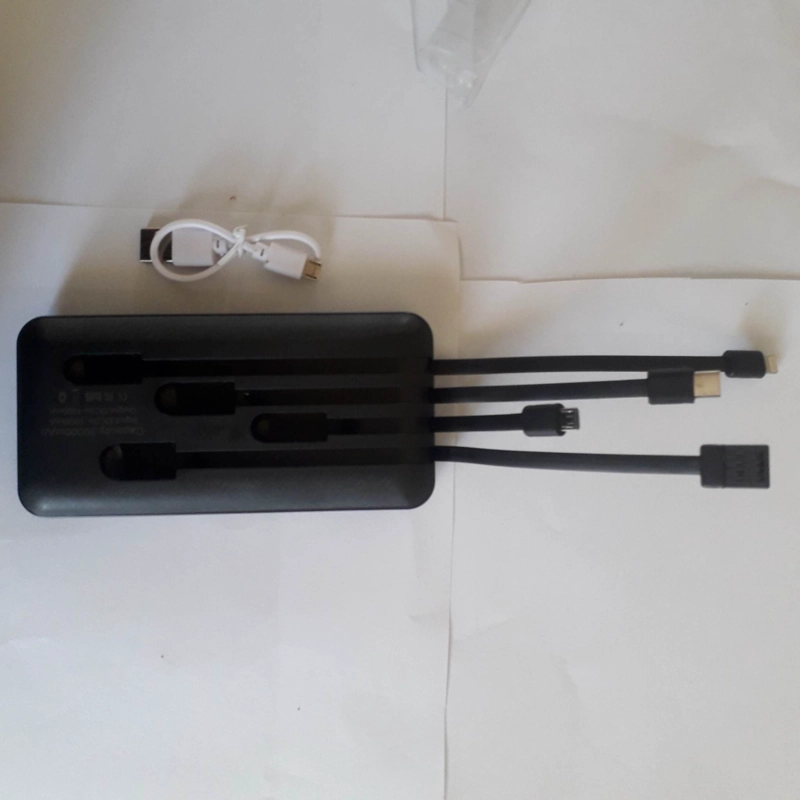 PowerBank batería externa 10000mAh con 3 cables incluidos tipo C y más cargador portátil - 5
