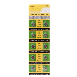 PILAS PARA RELOJ BOTON U OTROS USOS AG3 392A 1,5V CX41 LR41W - 1