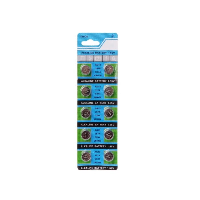 Pilas LR44 AG13 357A CX44 Pila de Botón 1,5 V para Relojes Luces Otros LR44W - 1