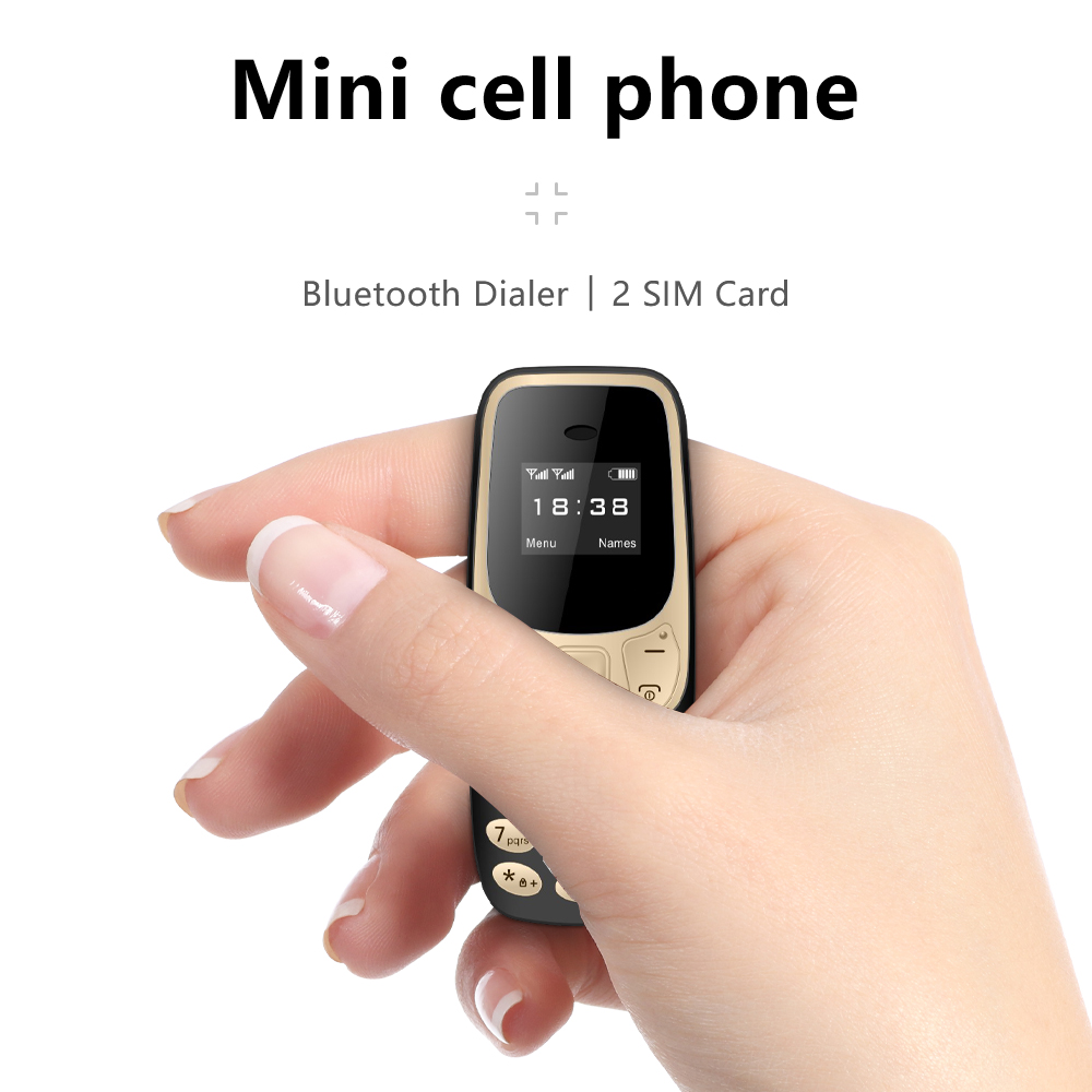 Mini celular SERVO BM10 dual SIM con Bluetooth, voz cambiante y grabación de sonido - 2