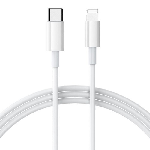 CABLE CARGA RÁPIDA CELULAR 2.1 A TIPO C A LIGHTNING 20W PARA IOS Y IPHONE 1 MT TELÉFONO SMARTPHONE - 1