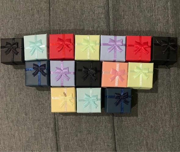 Caja de REGALO presentación para regalo anillo elegante formal - 2