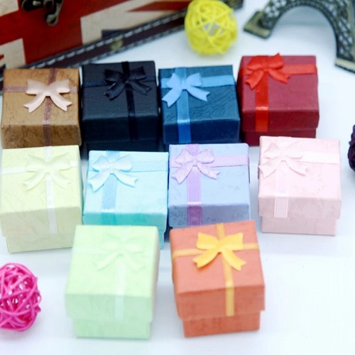 Caja de REGALO presentación para regalo anillo elegante formal - 3