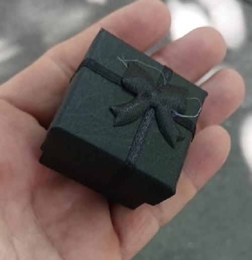Caja de REGALO presentación para regalo anillo elegante formal - 6