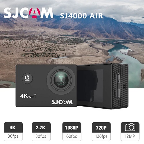 CÁMARA GO PRO 4K 30FPS FULL HD ULTRA HD SJCAM SJ4000 AIR PRO DEPORTIVA ACCESORIOS SUMERGIBL - 2