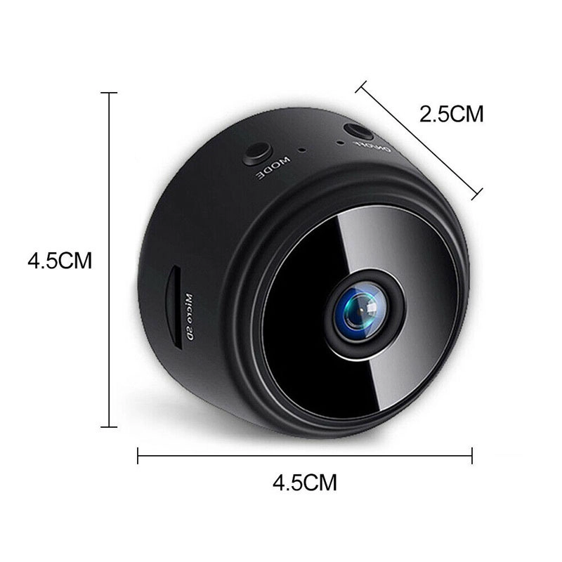 CÁMARA VIDEOVIGILANCIA INALAMBRICA PEQUEÑA DIMINUTA 1080P WIFI MICROFONO WIFI OCULTA 2 HR. BATERÍA. - 9