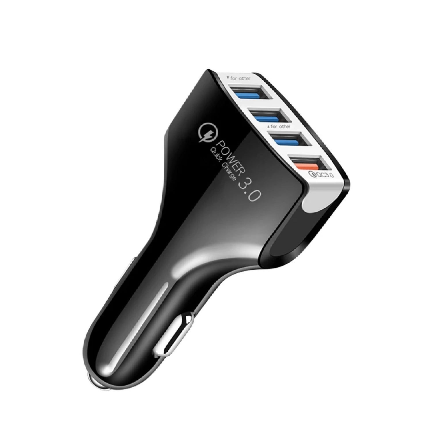 Cargador Celular Auto 4 USB 3.1 A Carga Rapida Encendedor Carro Colores varios cuadrado - 2