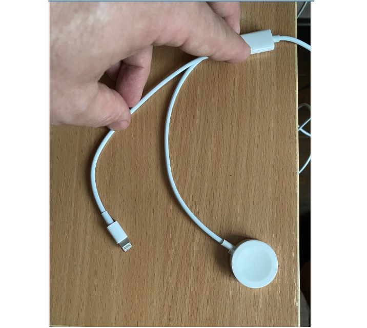Cargador inalámbrico 2 en 1 USB magnético 30W 3A para iPhone, iWatch y Android. - 6