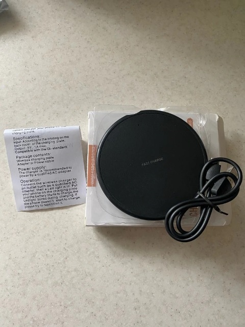CARGADOR DE CELULAR INALÁMBRICO CARGA RÁPIDA 3A 30W SMARTPHONE ANDROID PARA IPHONE PARED CASA - 2