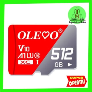TARJETA MEMORIA MICRO SD OLEVO 512 GB ORIGINAL NINTENDO SWITCH A1, CLASE 10, 30 MB/S (ROJA) (512GB) - 1