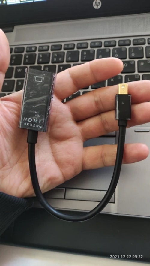 Adaptador Mini DisplayPort a HDMI 4K Ultra HD para Macbook Thunderbolt Convertidor a Cable HDMI - 2