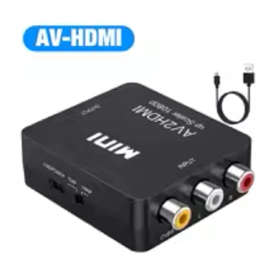 Adaptador RCA 2AV a HDMI Convertidor RCA Hembra HDMI hembra Conversor 2AV a HDMI - 4