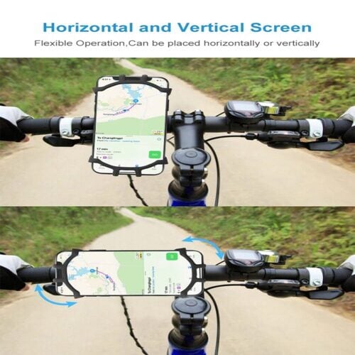 SOPORTE BASE DE CELULAR PARA BICICLETA GIRATORIO MOTOCICLETA BICI RUTA DEPORTIVA FLEXIBLE SMARTPHONE - 2