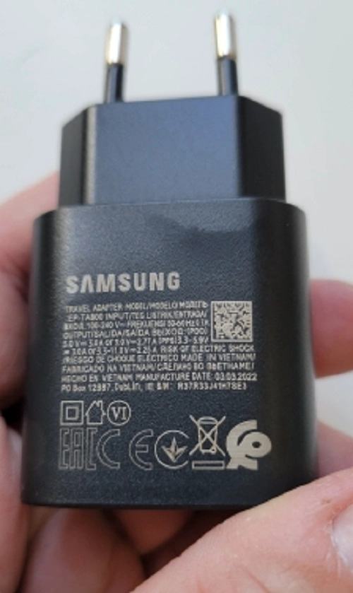 CARGADOR DE PARED PARA CELULAR SAMSUNG CON CABLE CELULAR DE CARGA SÚPER RÁPIDA 25W CON CABLE ORIGINA - 4