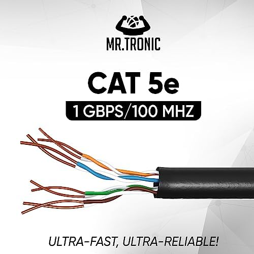 CABLE DE RED ALTA VELOCIDAD 25 MT CAT5E CABLE LAN INTERNET CONEXIÓN RJ45 LISTA - 2