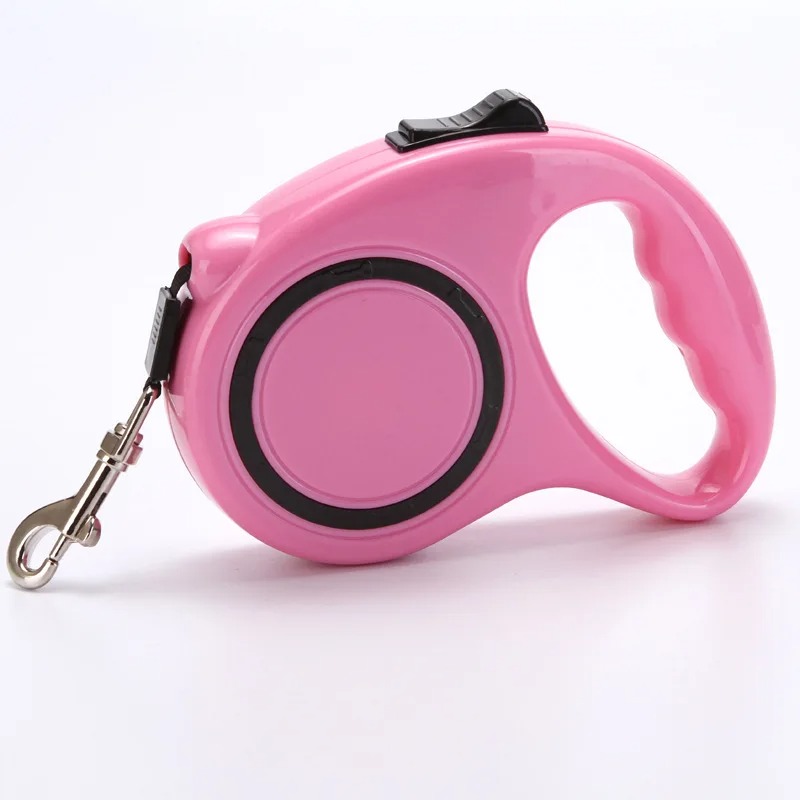 CORREA RETRACTIL RESISTENTE AUTOMÁTICA PARA PERROS PEQUEÑOS 3 MT COLORES - 4