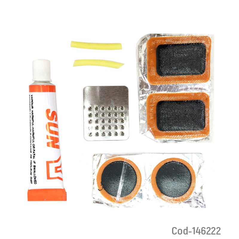 KIT DE REPARACION PARA BICICLETA MARCA WEIAIER 8 EN 1 - 2