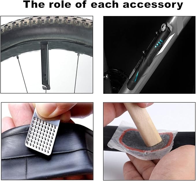 KIT DE REPARACION PARA BICICLETA MARCA WEIAIER 8 EN 1 - 3