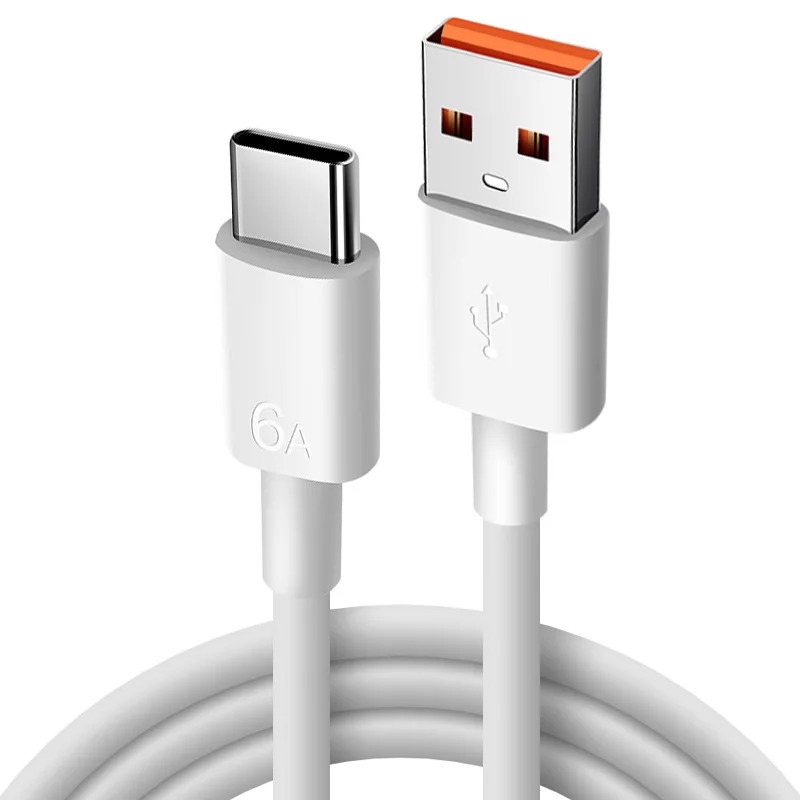 CABLE DE CARGA RÁPIDA PARA CELULAR USB A TIPO C CARGA RÁPIDA 3.1 MAH PARA IPHONE, SAMSUNG - 1