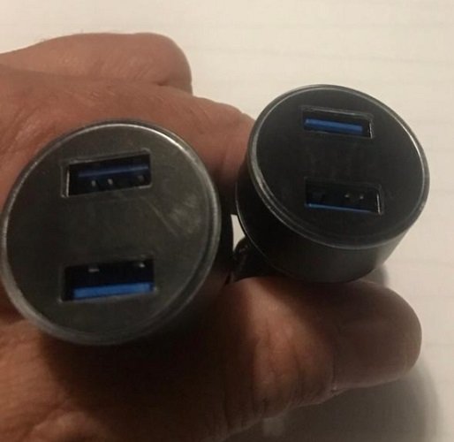 CARGADOR VOLTÍMETRO 3 EN 1 LED REDONDO CON 2 USB, TESTER BATERÍA, AMPERÍMETRO Y TERMÓMETRO AUTO. - 6